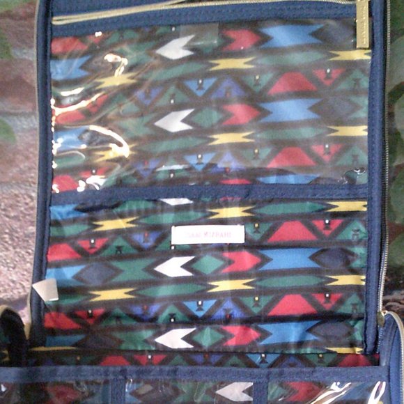 Boho Cosmetic Hanging Case Toiletry Organizer Zip Around - Picture 4 of 4